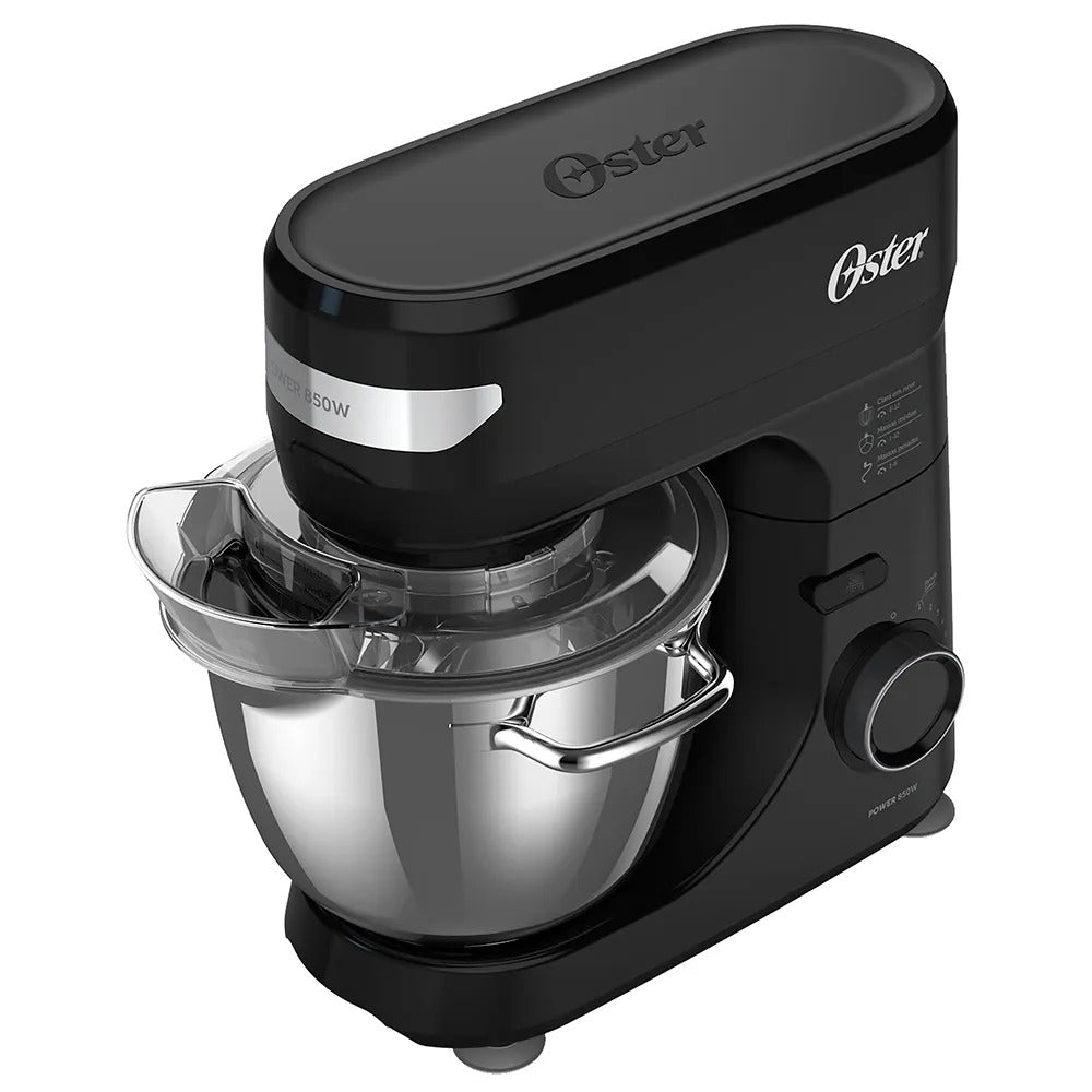 Batedeira Planetária Oster com 03 Batedores Preta - OBAT641