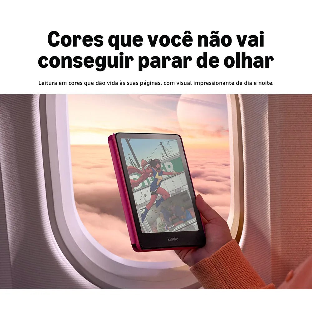 Amazon Kindle Colorsoft Signature Edition com Tela 7,05" Antirreflexo, 32 GB, Preto
