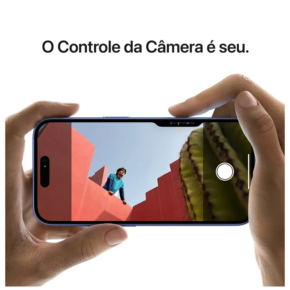 iPhone 16 Plus Apple (128GB) Preto, Tela de 6,7", 5G e Câmera de 48MP