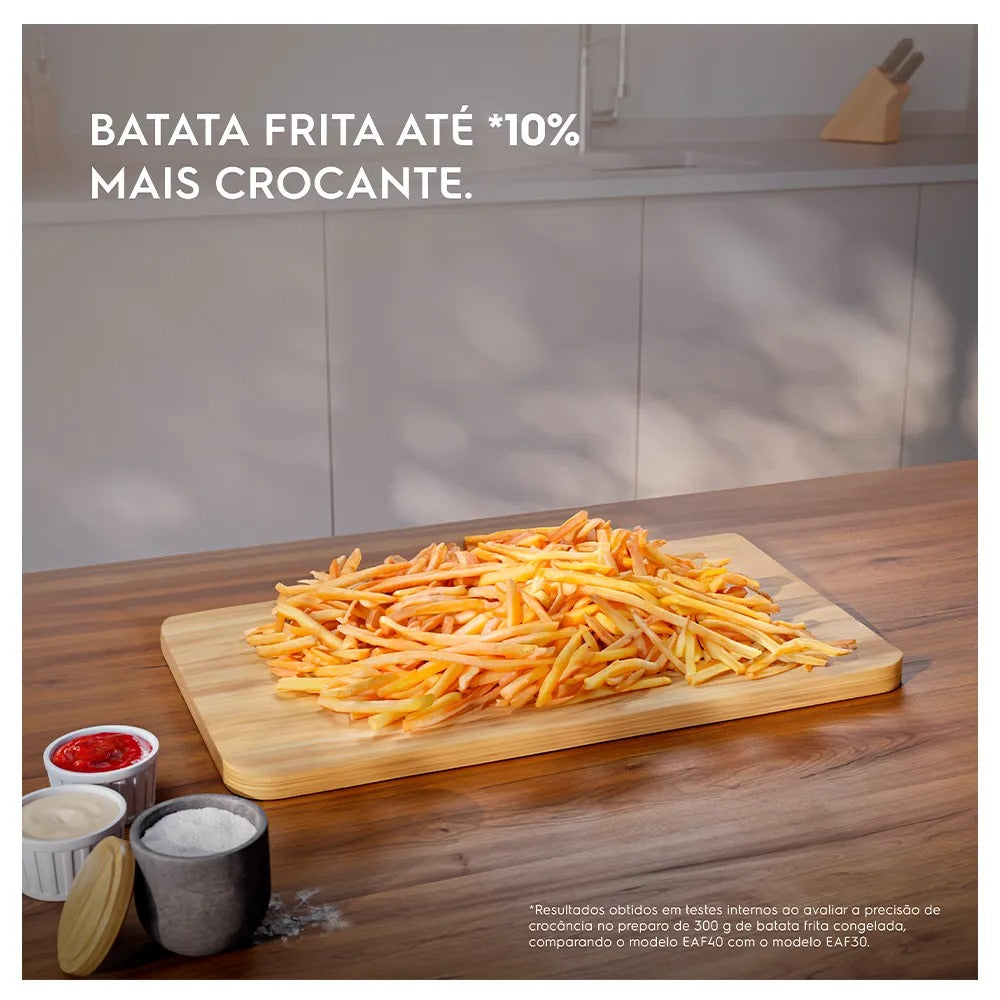 Air Fryer Electrolux por Rita Lobo 5,6L Digital Cinza Experience Economia de Energia 1400W (EAF45)