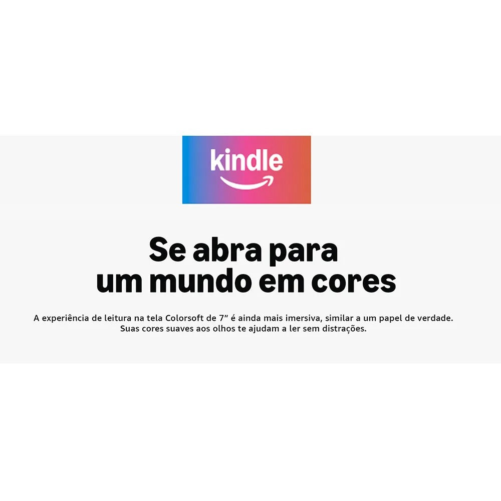 Amazon Kindle Colorsoft Signature Edition com Tela 7,05" Antirreflexo, 32 GB, Preto