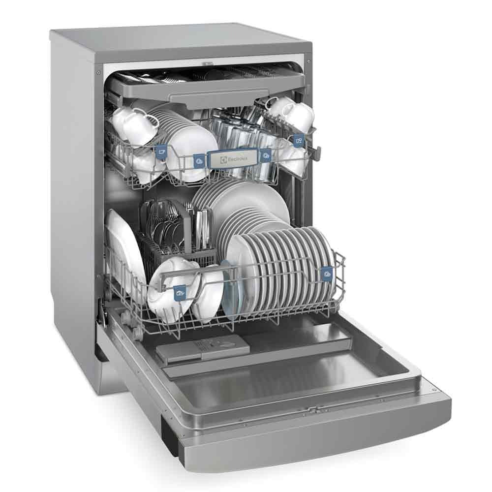 Lava-Louças Electrolux com a porta Inox, 14 Serviços, 07 Programas de Lavagem e Função Higienizar Compras - LL14X