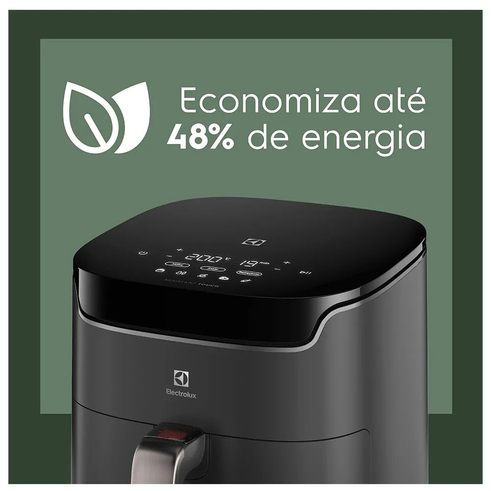 Air Fryer Electrolux por Rita Lobo 5,6L Digital Cinza Experience Economia de Energia 1400W (EAF45)