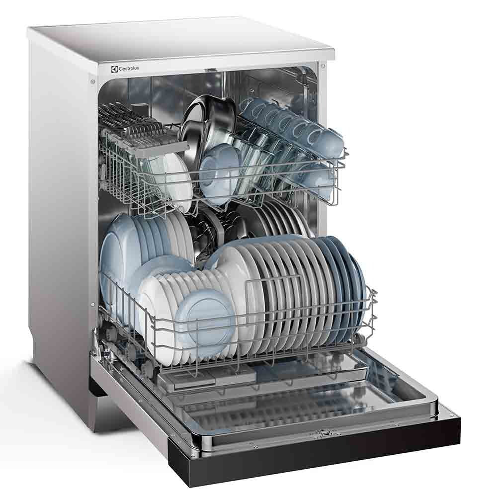 Lava-Louça Electrolux 14 Serviços Inox com Programa Lava e Seca 50' LS14E