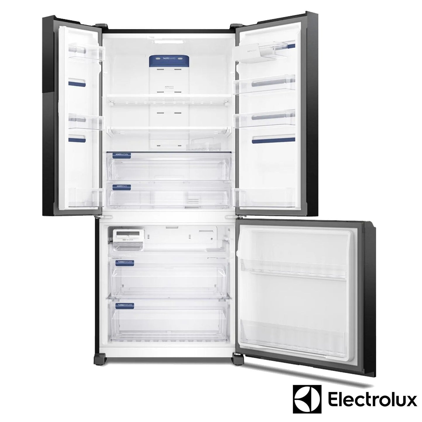 Refrigerador Multidoor Efficient Electrolux 03 Portas Frost Free com 590 Litros AutoSense e Inverter Black IM8B