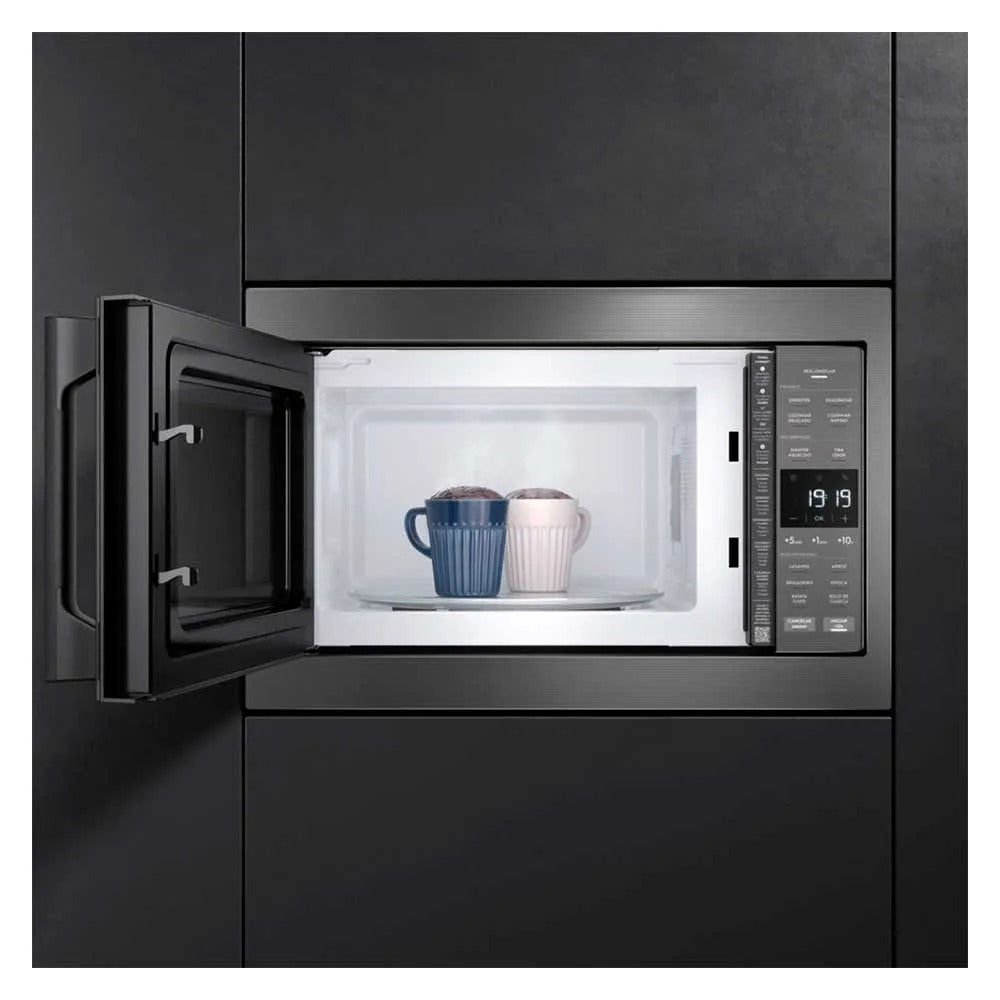 Micro-ondas de Embutir Electrolux Experience com 34 Litros de Capacidade Cinza - ME3BC