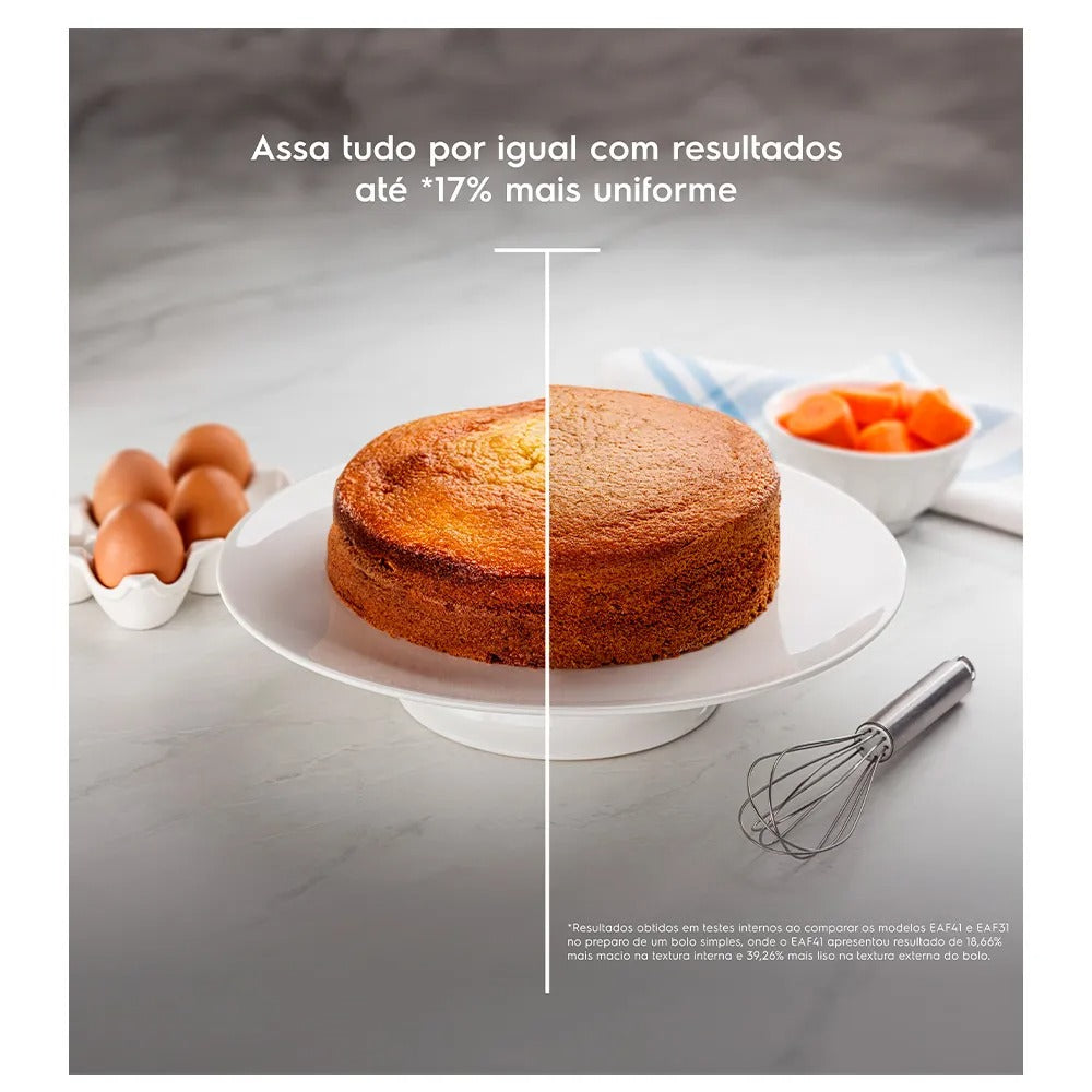 Air Fryer Electrolux por Rita Lobo 5,6L Digital Cinza Experience Economia de Energia 1400W (EAF45)