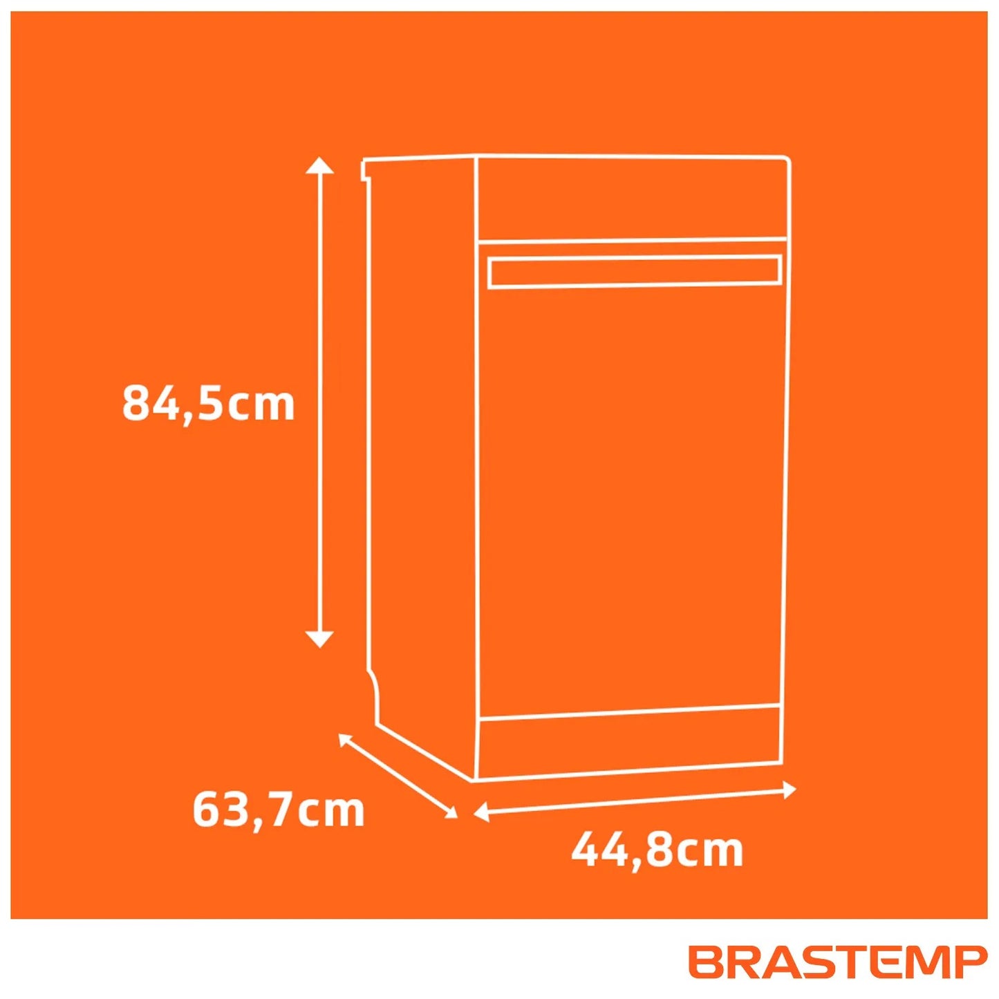 Lava-Louças Brastemp 10 Serviços Inox com Ciclo Pesado e Delicado BLF10BR