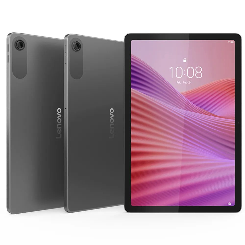 Tablet Lenovo Tab Cinza com 10.1", Wi-Fi, Android 14, Processador Octa-Core e 64GB