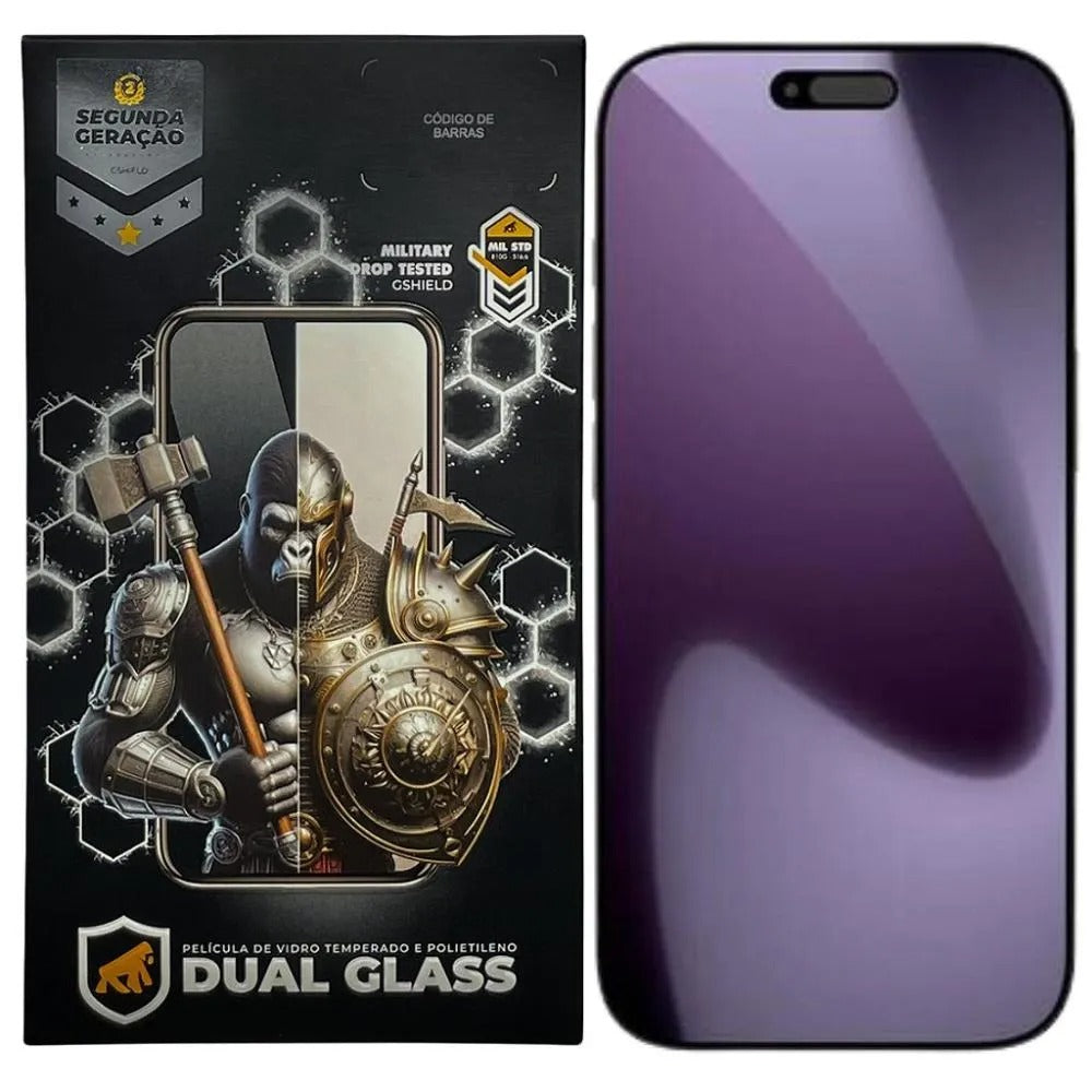 Película para iPhone 17 Pro - Dual Glass Preta - Gshield