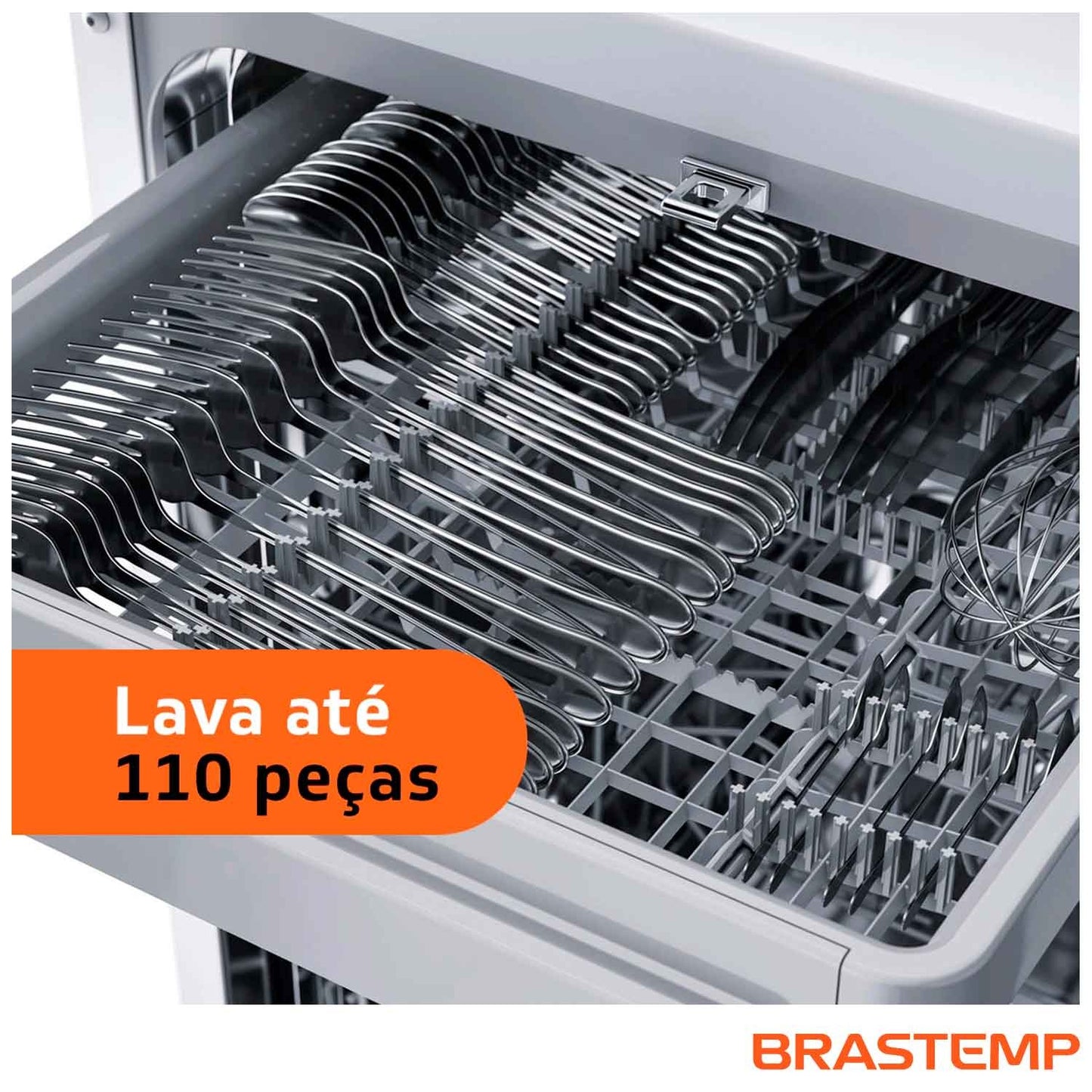 Lava-Louças Brastemp 10 Serviços Inox com Ciclo Pesado e Delicado BLF10BR