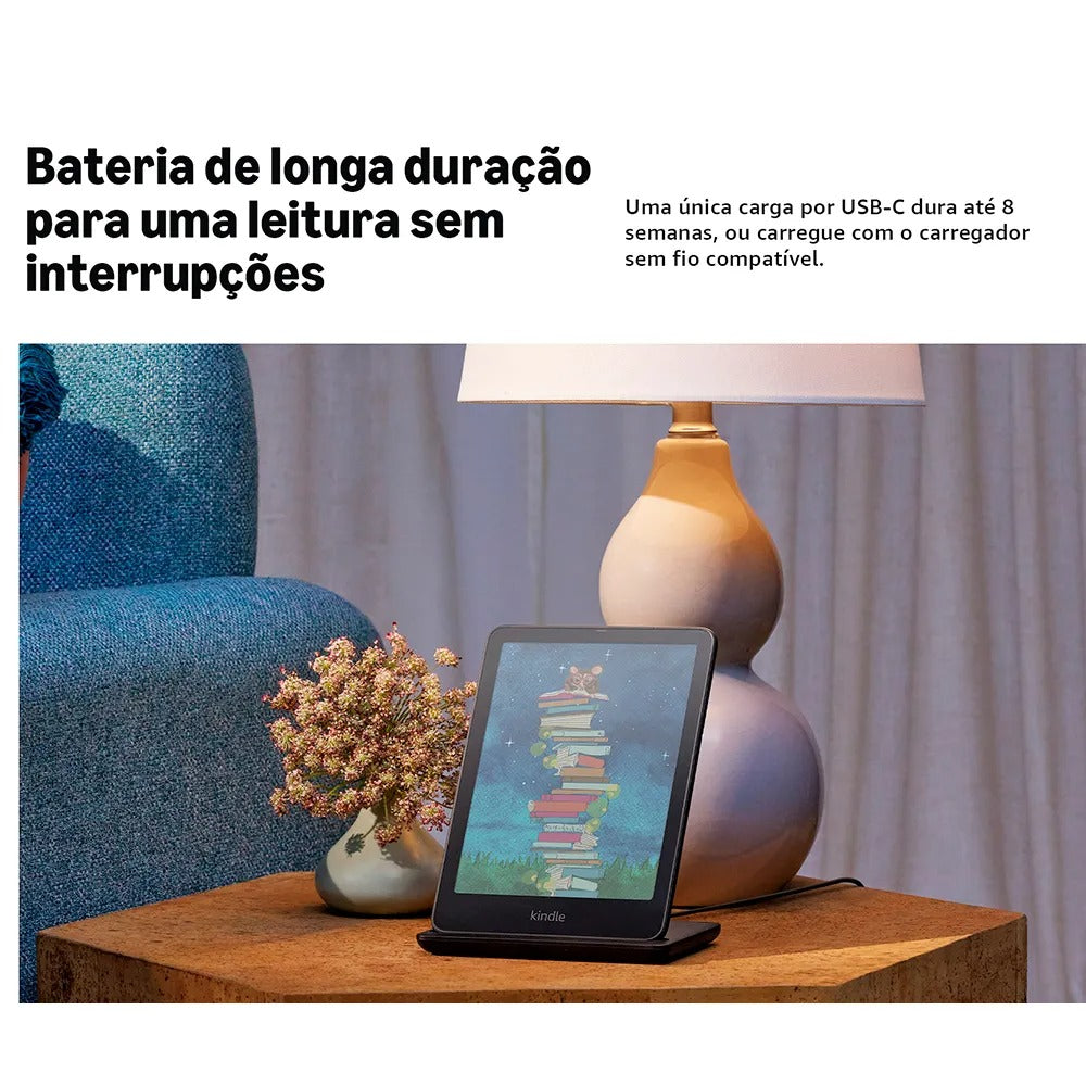 Amazon Kindle Colorsoft Signature Edition com Tela 7,05" Antirreflexo, 32 GB, Preto