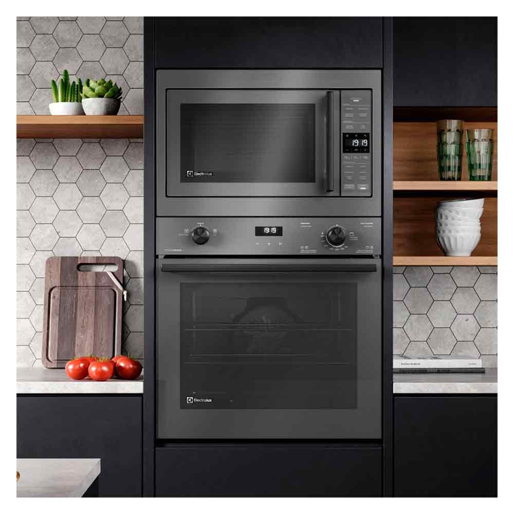 Micro-ondas de Embutir Electrolux Experience com 34 Litros de Capacidade Cinza - ME3BC