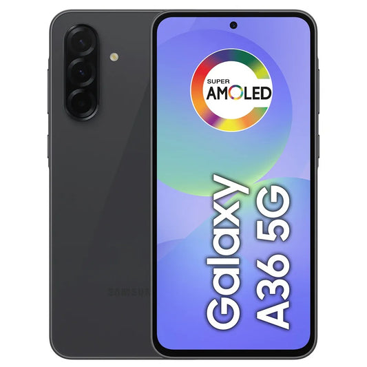 Celular Samsung Galaxy A36 5G Preto, 128GB, 6GB RAM e Câmera Tripla 50MP + 8MP + 5MP