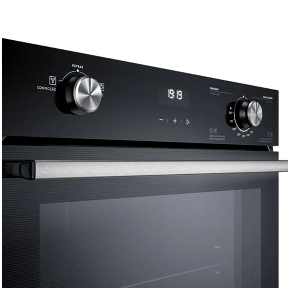 Forno a Gás de Embutir Electrolux Efficient com 80 Litros de Capacidade, Grill e Painel Full Touch Preto - OE8GH