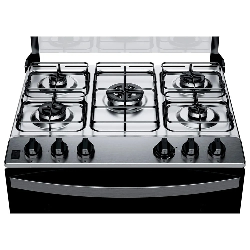 Fogão de Piso Brastemp de 05 Bocas com Turbo Chama e Grill Inox - BFS5GDR