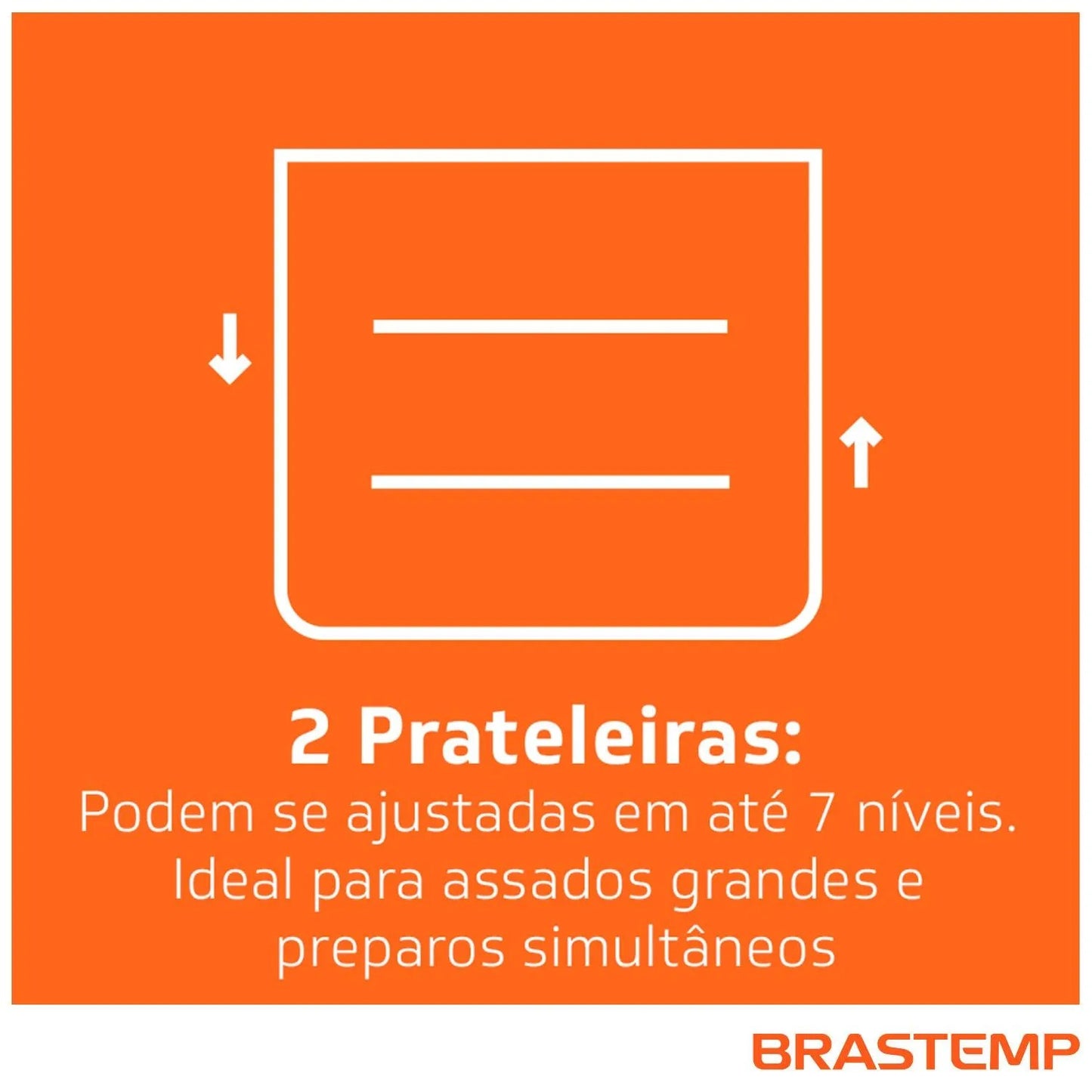 Forno de Embutir a Gás Brastemp 78 Litros Preto com Grill e Timer Touch - BOA84AE