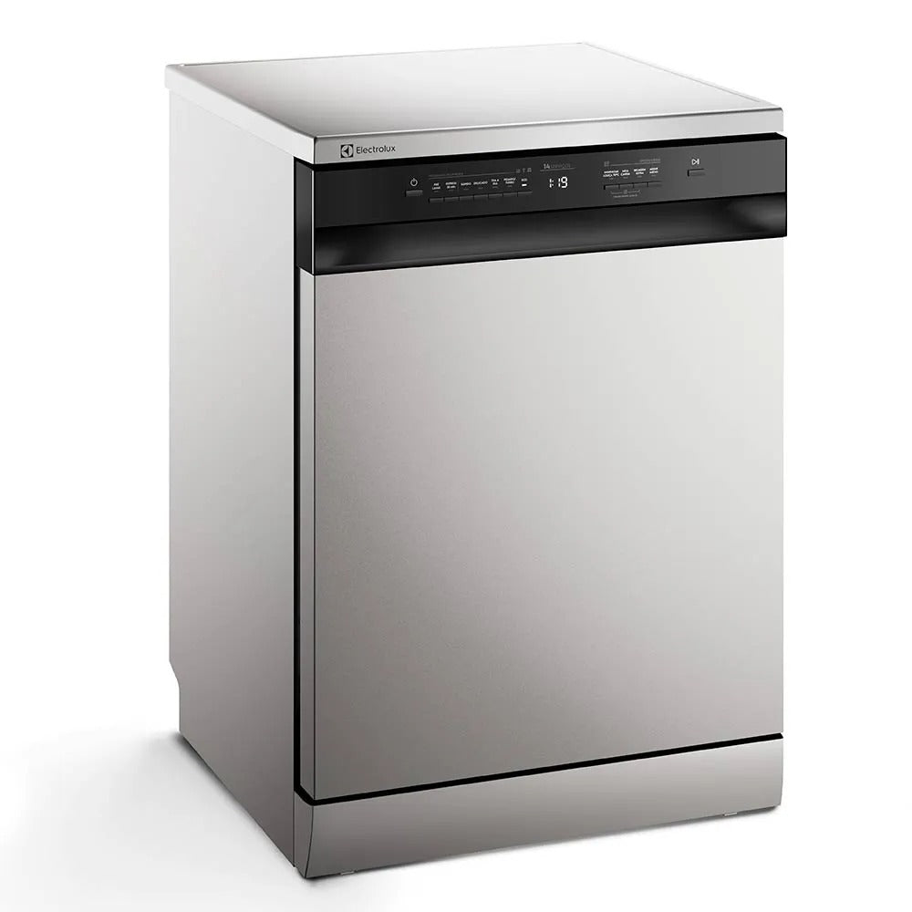 Lava-Louça Electrolux 14 Serviços Inox com Programa Lava e Seca 50' LS14E