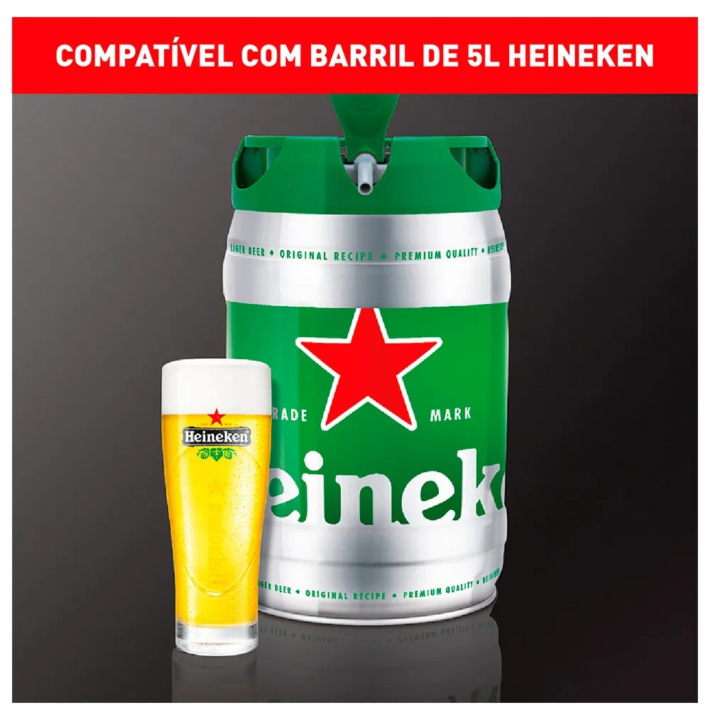 Chopeira Beertender Krups Heineken com Capacidade de 5 Litros Preta - B101_CHOP