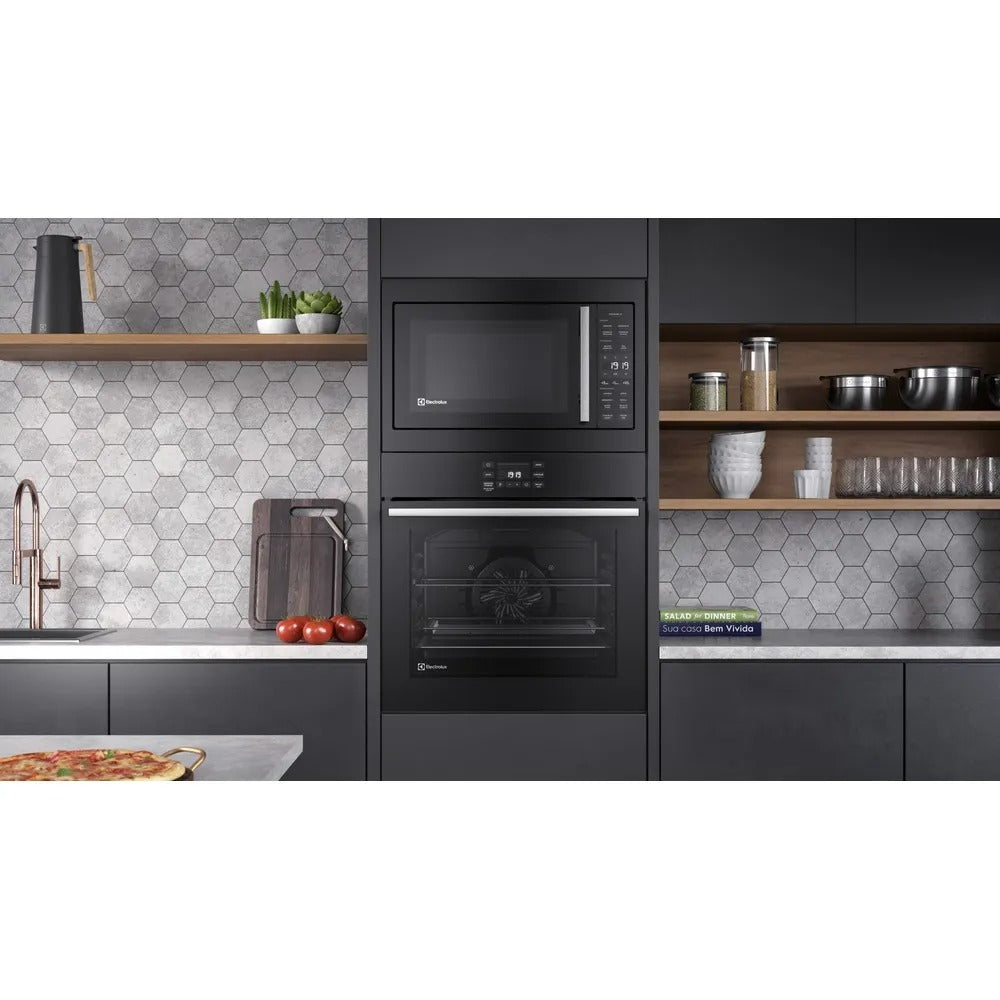 Forno Elétrico de Embutir Electrolux Experience com 80 Litros de Capacidade, Grill e Painel Touch Preto - OE8EA