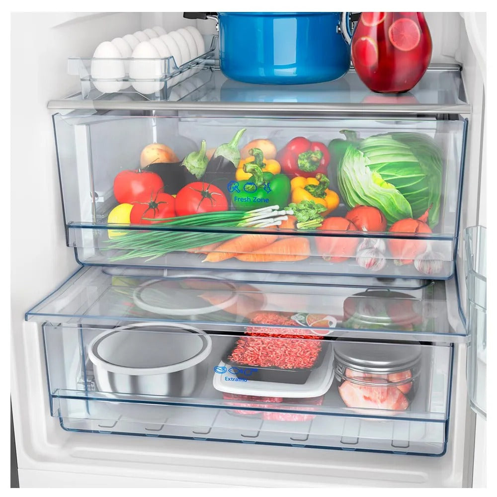 Refrigerador Panasonic de 02 Portas Frost Free com 397 Litros Titânio - NR-BB41PV1T