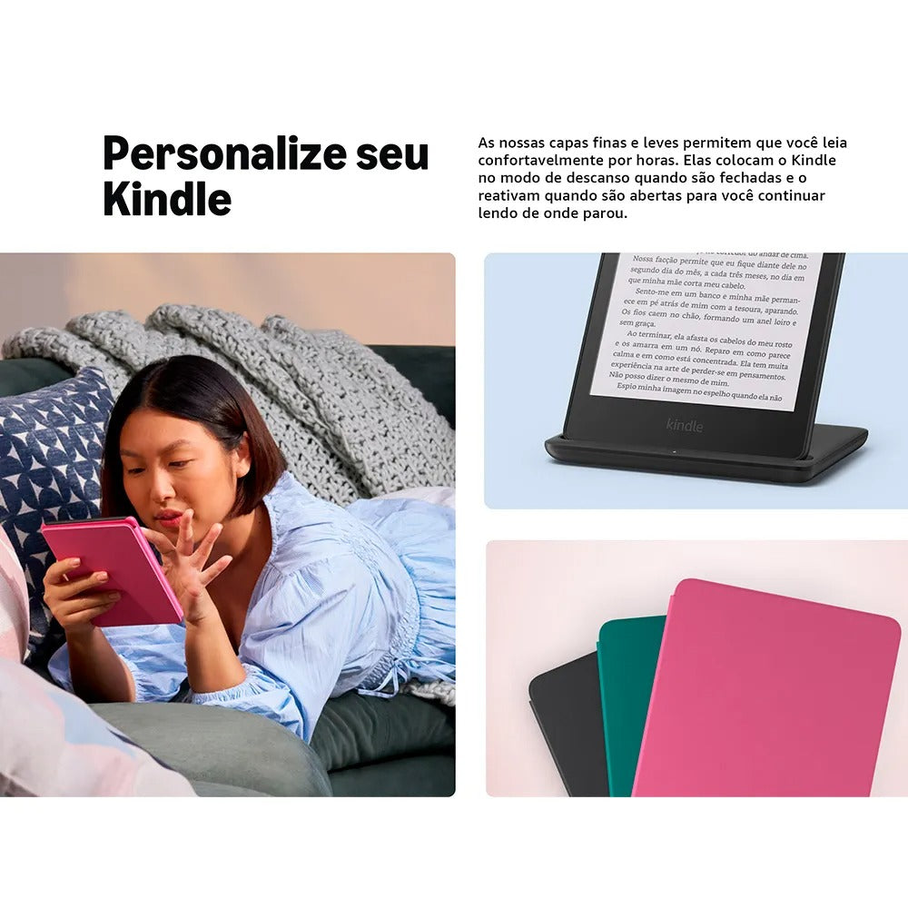 Amazon Kindle Colorsoft Signature Edition com Tela 7,05" Antirreflexo, 32 GB, Preto
