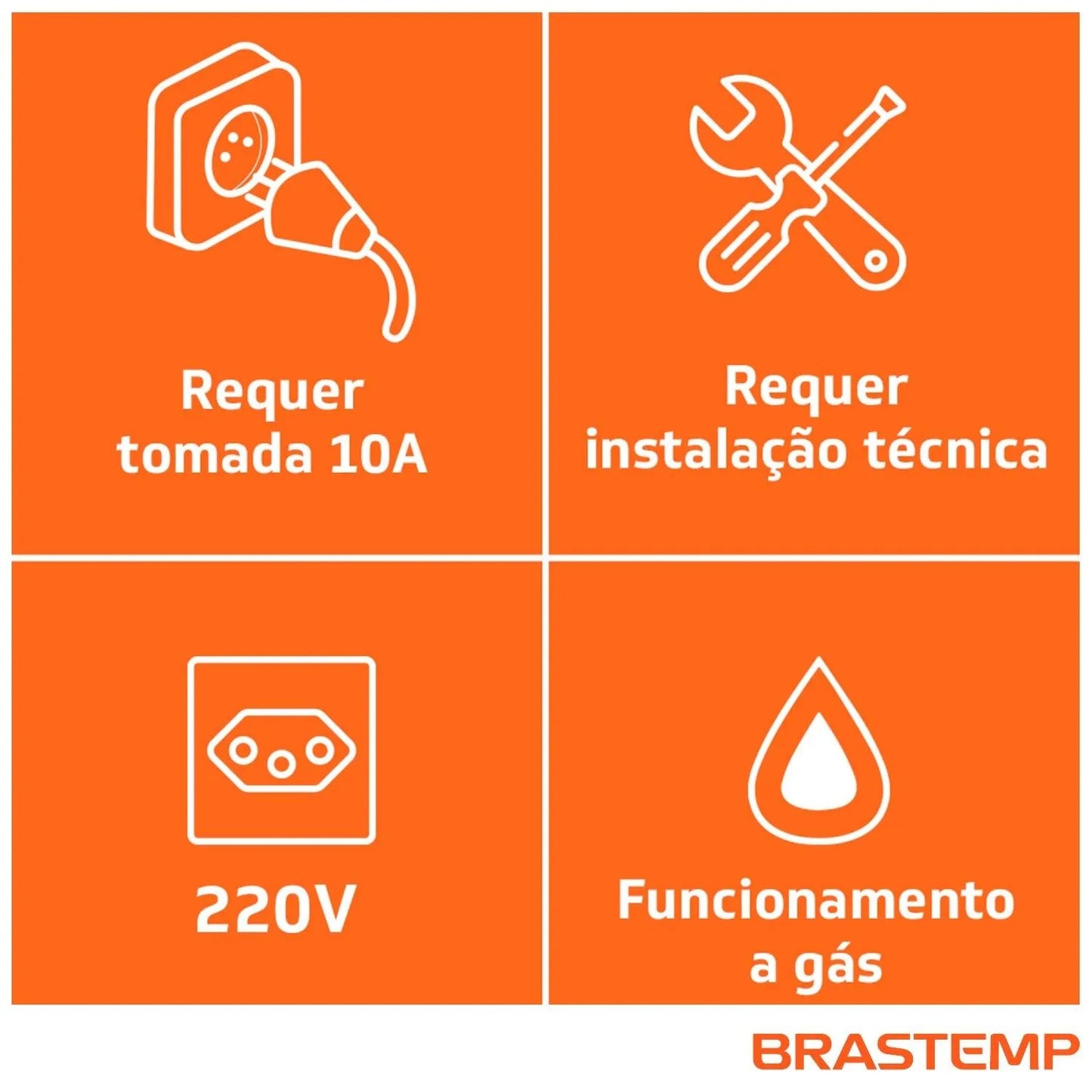 Forno de Embutir a Gás Brastemp 78 Litros Preto com Grill e Timer Touch - BOA84AE