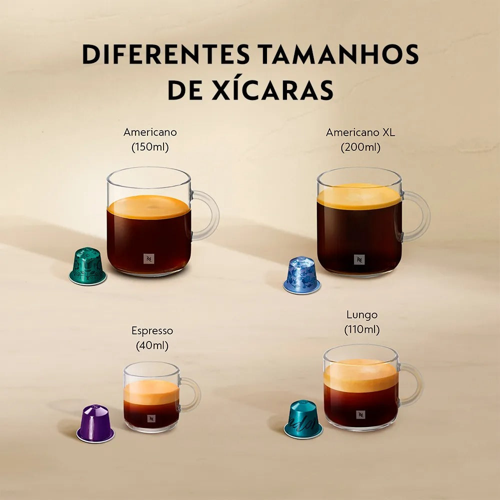 Cafeteira Nespresso CitiZ Platinum Aço Inoxidável para Café Espresso - D140BR