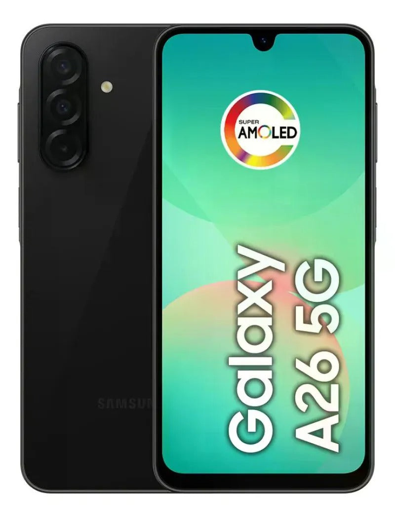 Celular Samsung Galaxy A26 5G 256GB, 8GB RAM, Câmera de 50MP, IP67, Tela Super AMOLED 6.7", NFC