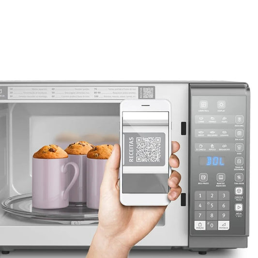 Micro-Ondas Electrolux Prata com Painel Integrado 31L (MI41S)