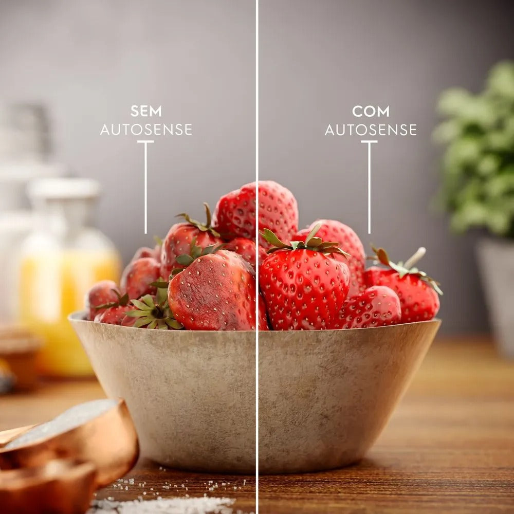 Refrigerador Multidoor Efficient Electrolux de 03 Portas Frost Free com 590 Litros AutoSense e Inverter Inox IM8S