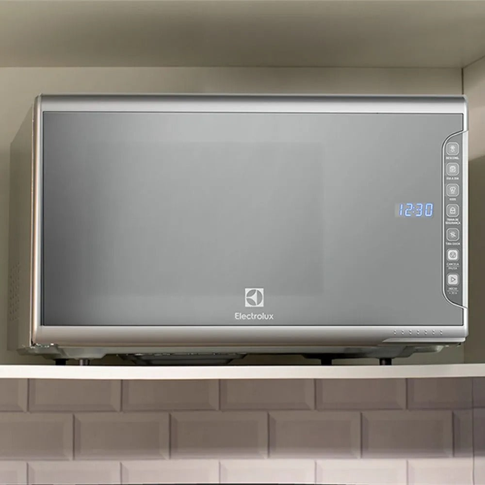 Micro-Ondas Electrolux Prata com Painel Integrado 31L (MI41S)