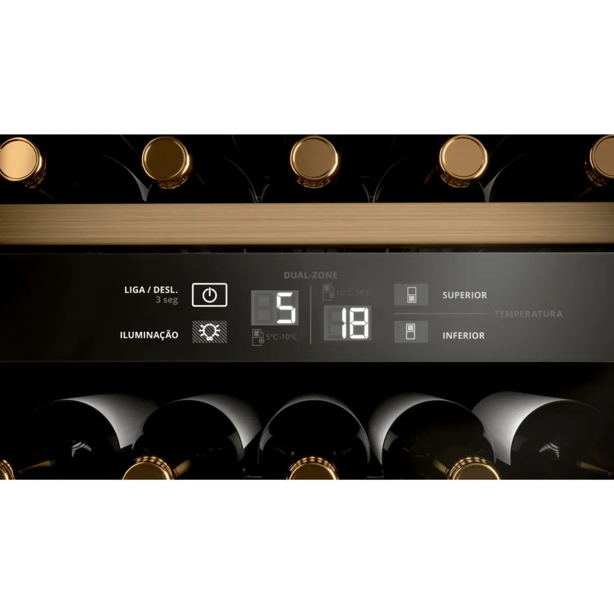 Adega Brastemp Dual Zone 33 Garrafas - BZB33BE