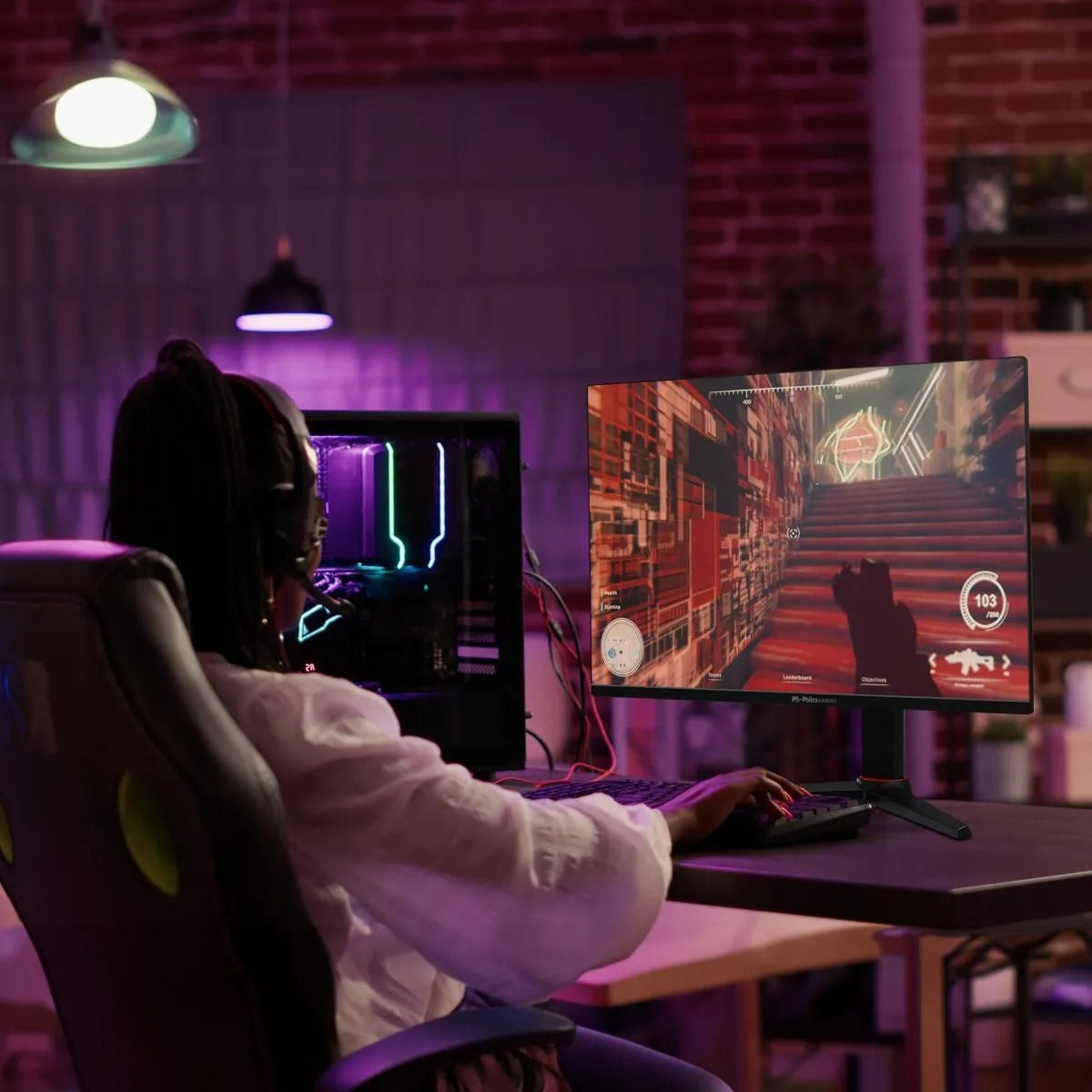 Monitor Gamer Philco 27" 180Hz Full HD Tela Plana PMG27M23T