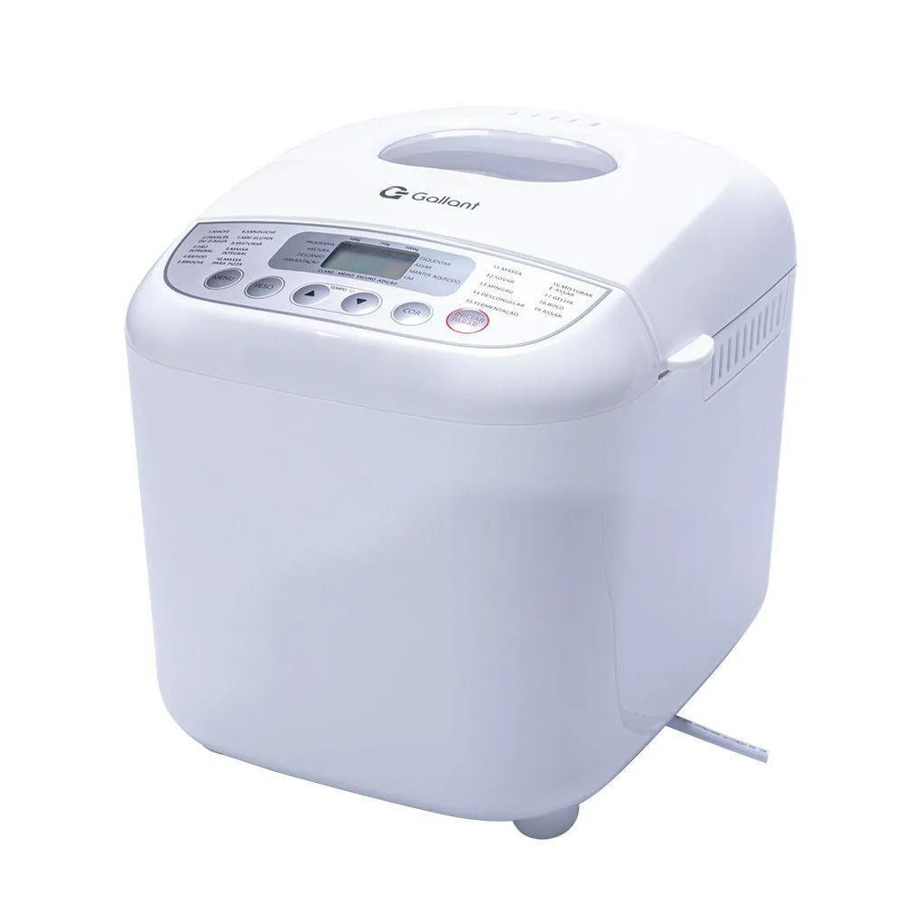 Panificadora 19 Programas Gallant 600w Branca (GPA1E19A)