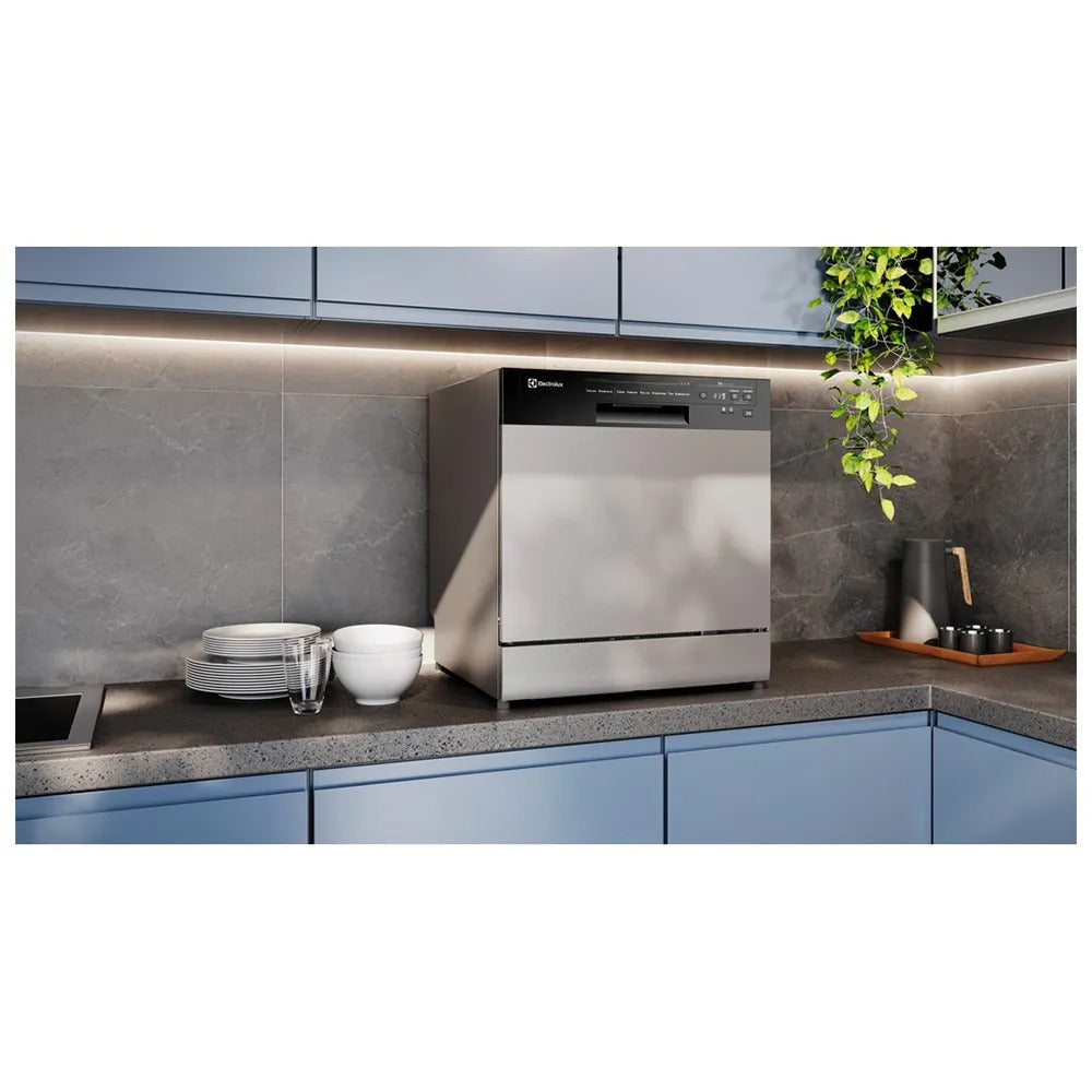 Lava-Louça Electrolux Inox com 8 Serviços, 8 Programas de Lavagem - LS08E
