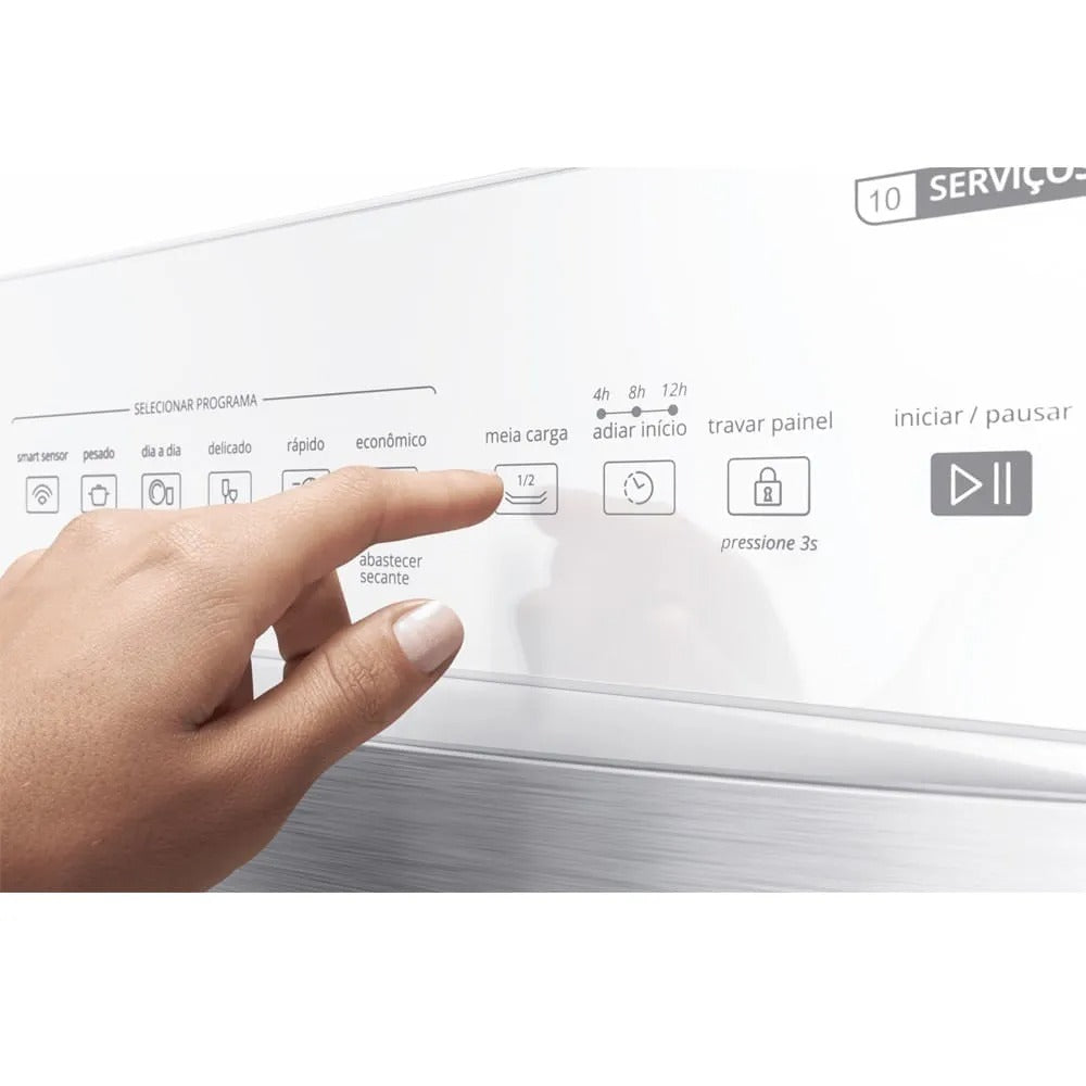 Lava-Louças 10 Serviços Brastemp Branca com Ciclo Pesado - BLF10BB